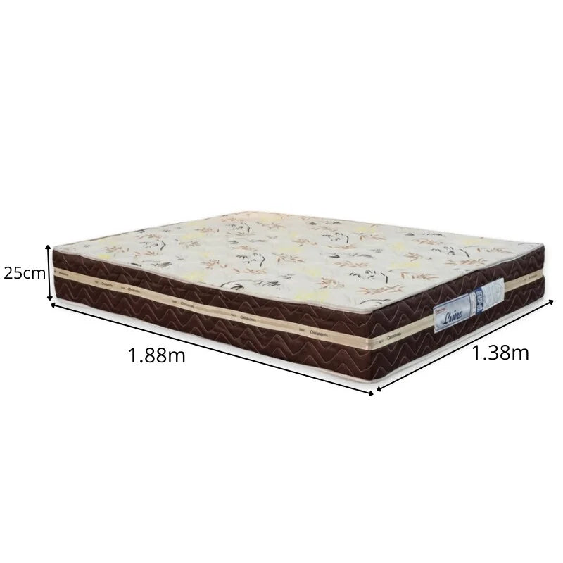 Colchão Casal Livina Molas Ensacadas 138x188x25 Orthoside | Suporta até 220kg