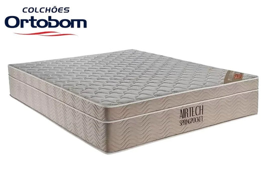 Colchão Casal Airtech Springpocket 138x188x25 Molas Ensacadas – Ortobom | Suporta até 240kg