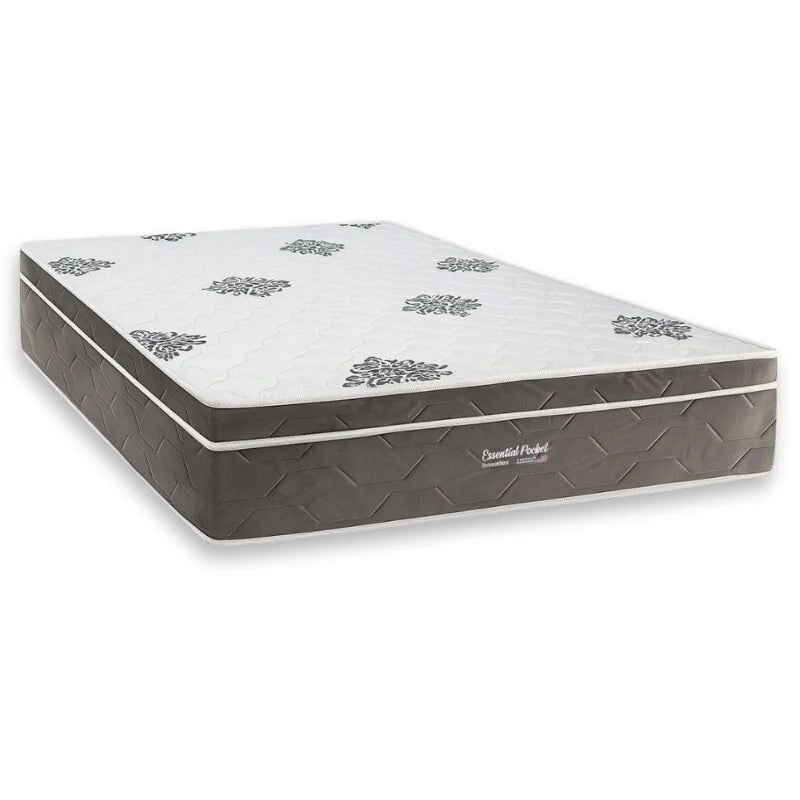 Colchão Casal Essential 138x188x30 Molas Ensacadas Pocket – Inovaflex | Suporta até 250kg