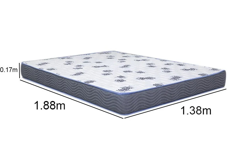 Colchão Casal Light 100% Espuma D33 Selado 138x188x17 – Ortobom | Suporta até 260kg