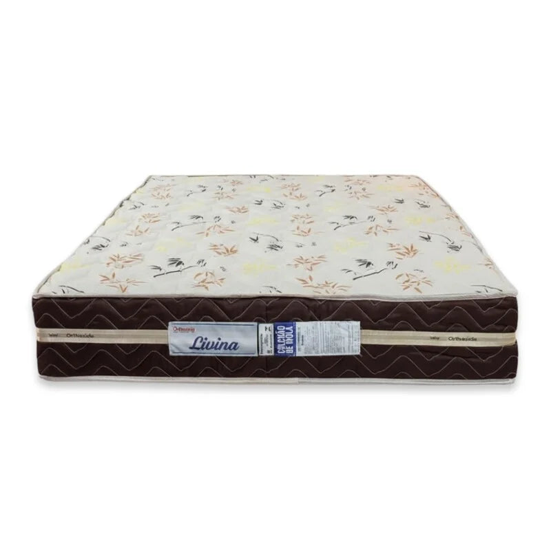 Colchão Casal Livina Molas Ensacadas 138x188x25 Orthoside | Suporta até 220kg