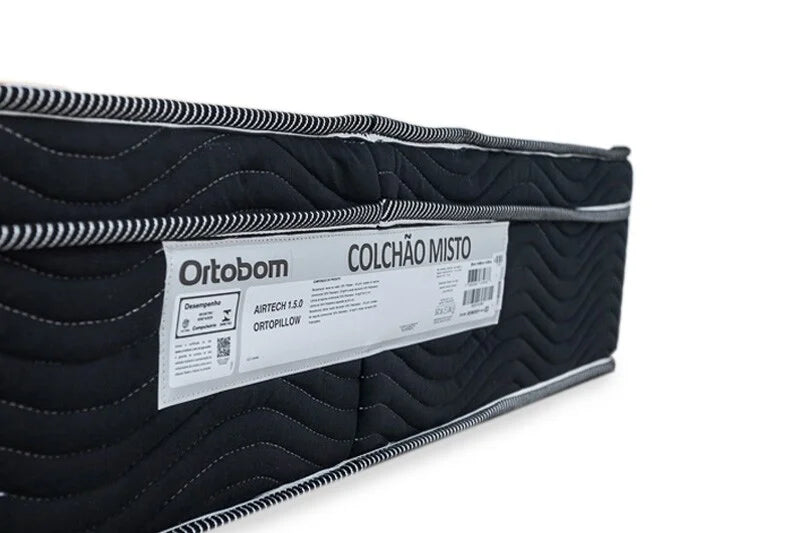Colchão Casal Ortopédico EPS Airtech 150 Ortopillow 138x188x28 Ortobom | Suporta até 240kg