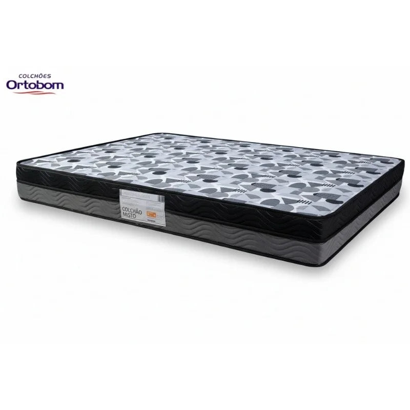 Colchão Casal Ortopédico EPS Iso Dupla Face D-33 138x188x20 – Ortobom | Suporta até 260kg