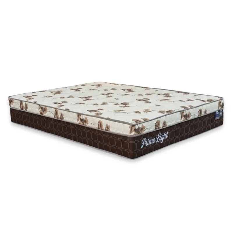 Colchão Casal Prime Light Marrom 138x188x30 Molas Ensacadas Orthoprime | Suporta até 240kg