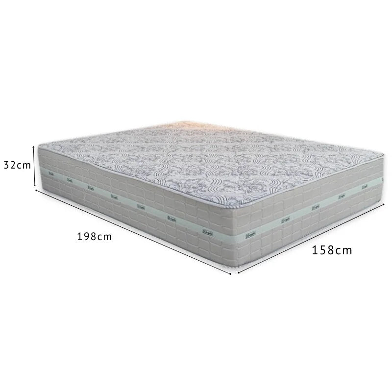 Colchão Queen Carbon Molas Ensacadas 158x198x32 – Anjos | Suporta até 240kg