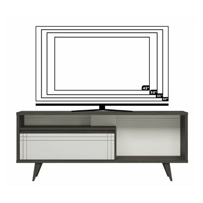 Rack Bancada NT 1315 Larg. 1.63m Freijó/Preto para TV até 60″ – Notável