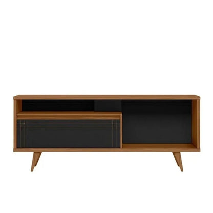 Rack Bancada NT 1315 Larg. 1.63m Freijó/Preto para TV até 60″ – Notável