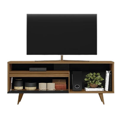 Rack Bancada NT 1315 Larg. 1.63m Freijó/Preto para TV até 60″ – Notável