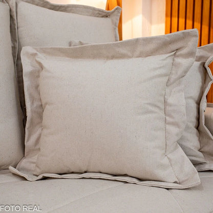 Sofá 3 lugares Vican Larg. 2.00m Linho Bege 5044 Detalhe 05 – Molas Bonnel