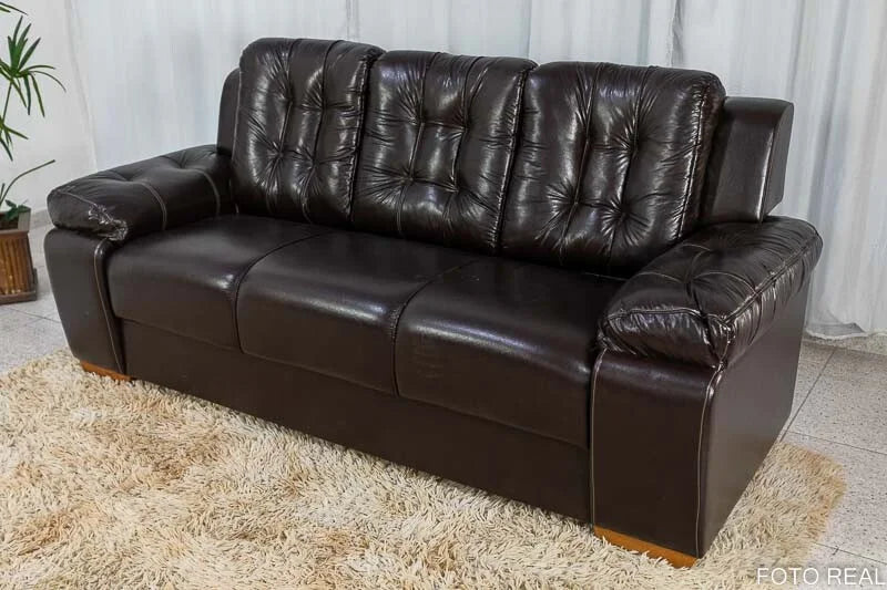Sofá 3 lugares 240 Korino Café Larg. 2.07m – Rondomóveis